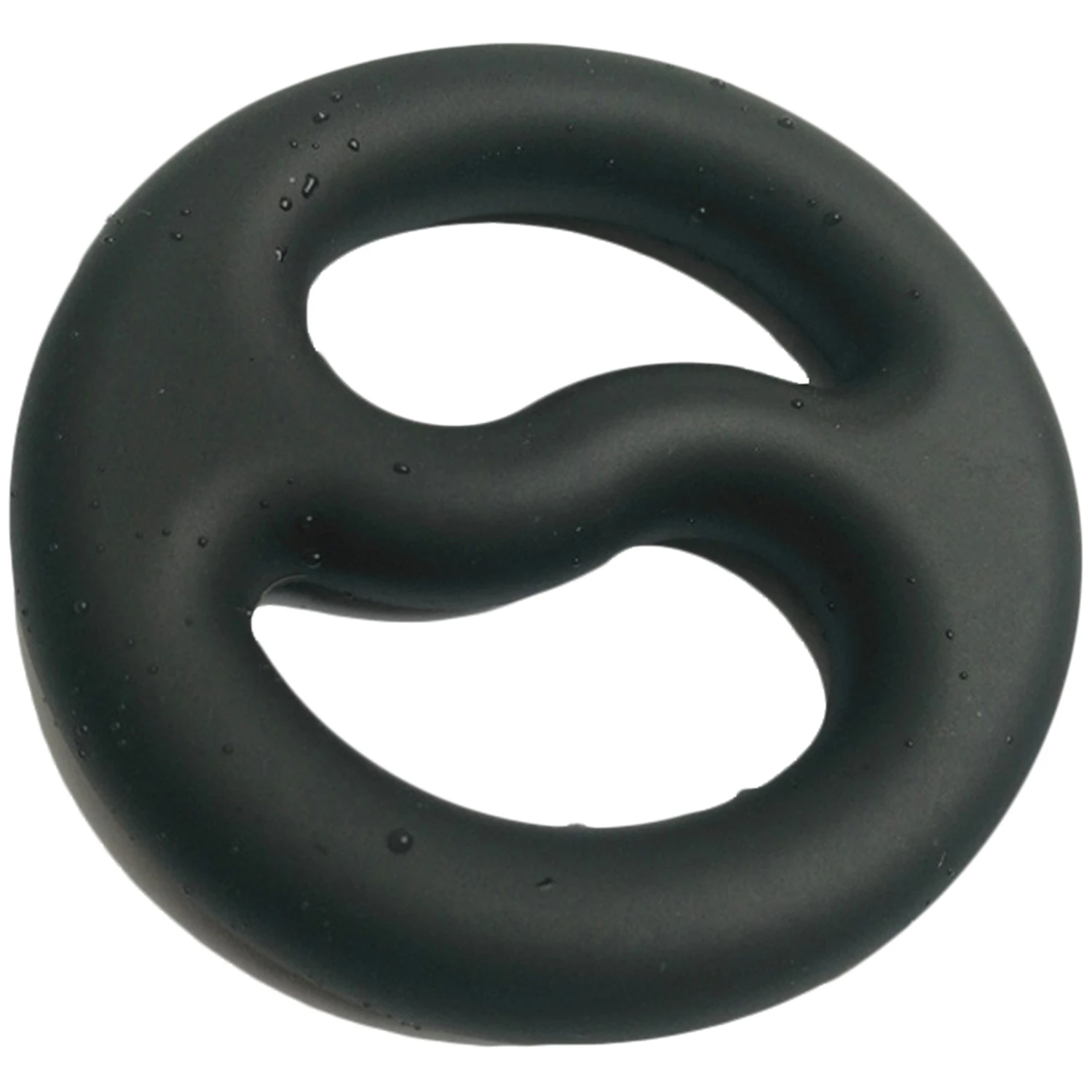 Brutus Yin-Yang Anneau Duo en Silicone pour Pénis et Testicules var 1