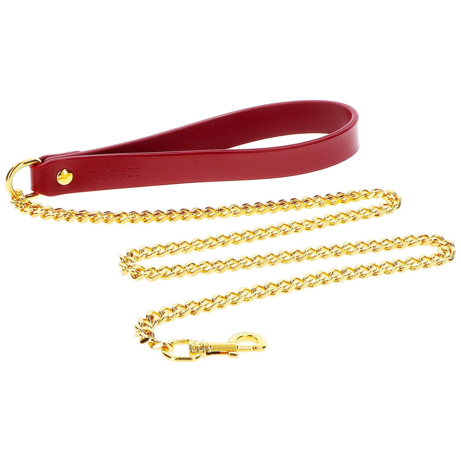 Taboom Bondage in Luxury Chain Leash     - Bordeaux