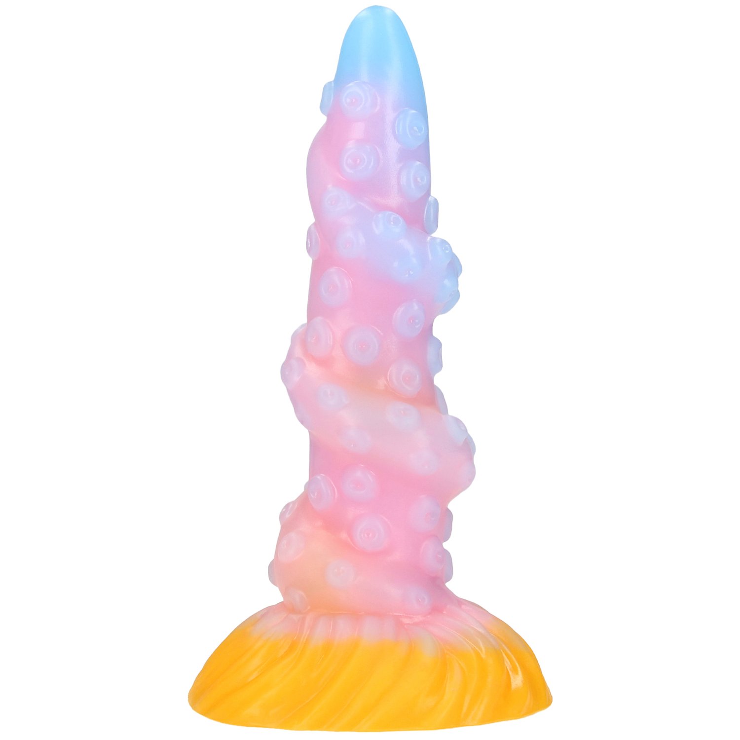 Ouch! Fiction Cocks Rainbow Kraken Dildo 19,5 cm - Flere farver