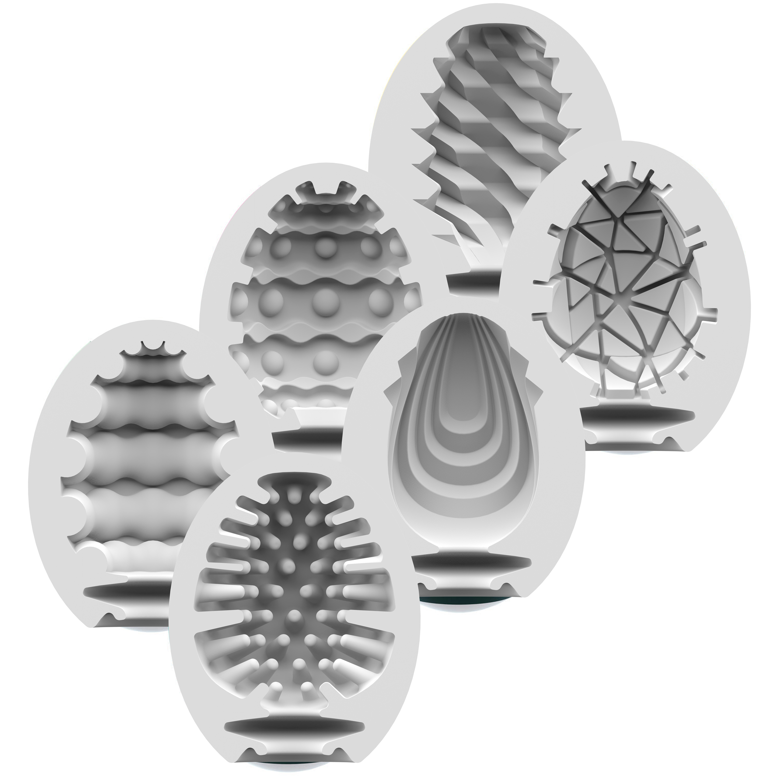 Satisfyer Ensemble de 6 Oeufs Masturbateurs 1