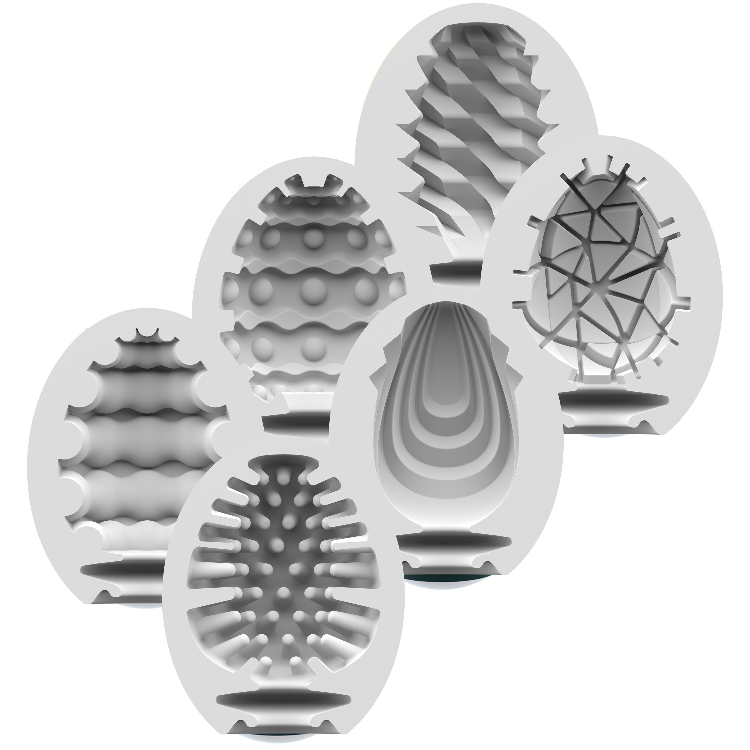 Satisfyer Ensemble de 6 Oeufs Masturbateurs 1