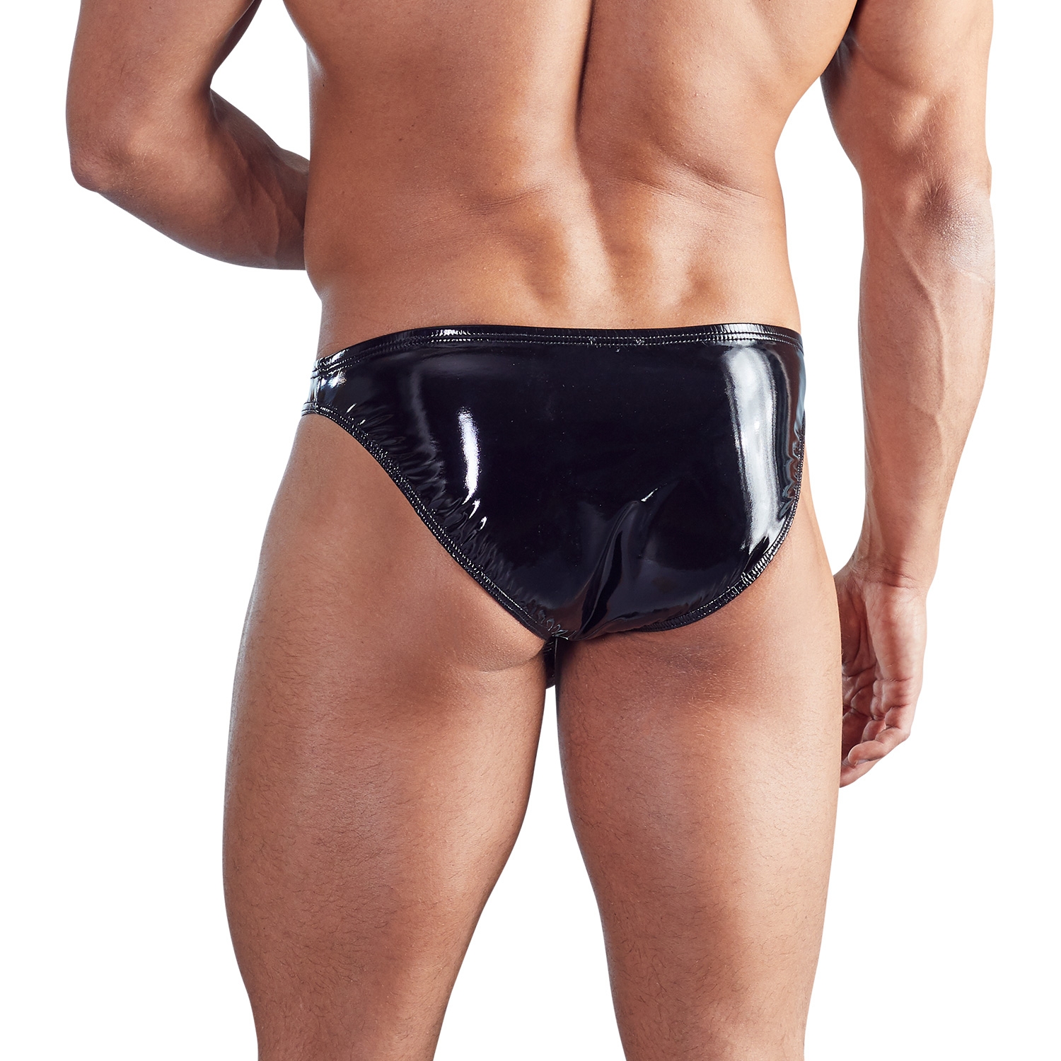 Black Level Open Lacquer Briefs 1