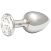 Rosebuds Swarovski Cristal Butt Plug Medium - Silver