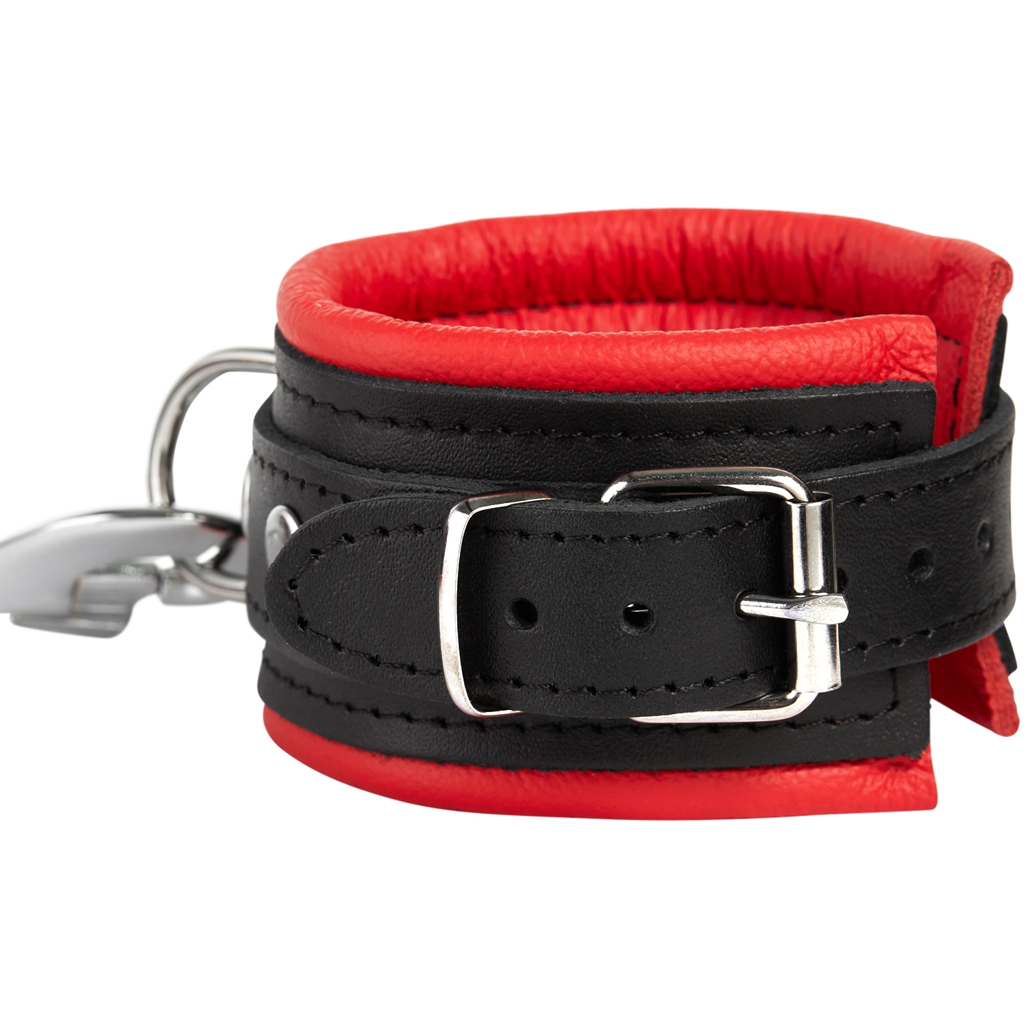 XX-DreamsToys Enge Leder-Handmanschetten Rot 1