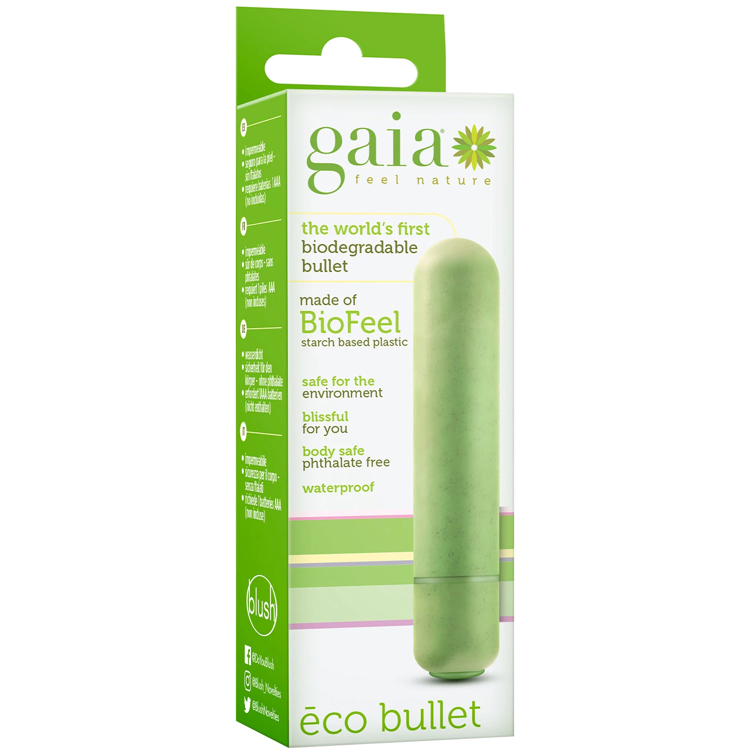 Gaia Eco Bullet Vibrator 3.5 Inch 1