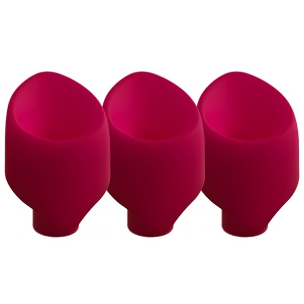 Womanizer 2GO Silikon Sughuvud 3-Pack XL 1