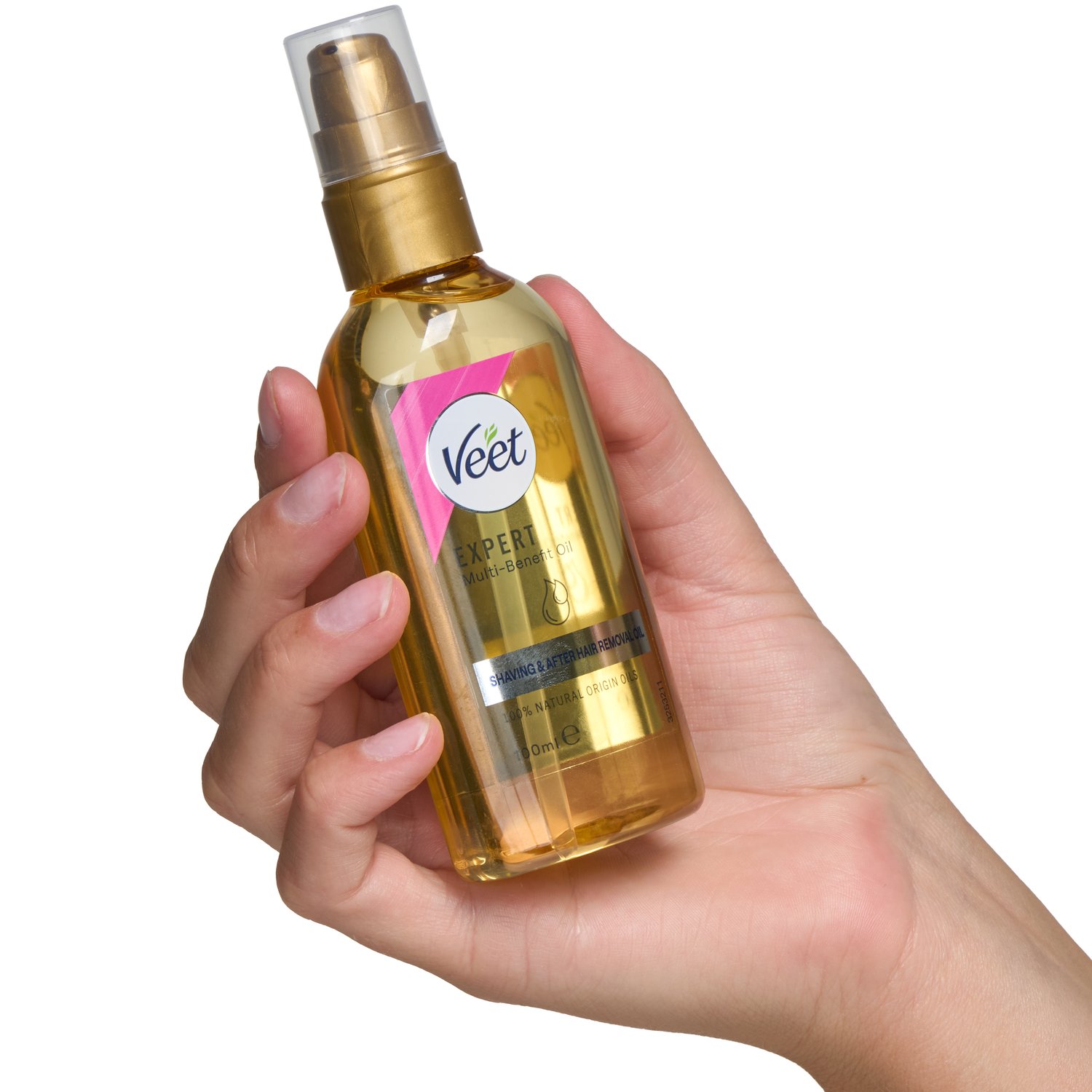 Veet Expert Multi-Benefit Olie til Efterbehandling efter Hårfjerning 100 ml - Clear