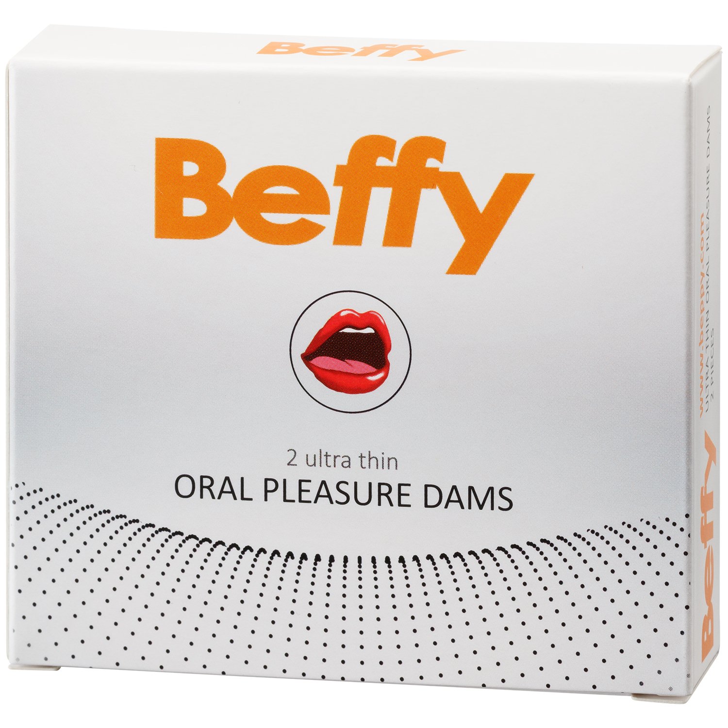 Beffy Oral Dams Latex Slikkelapper 2 stk - White