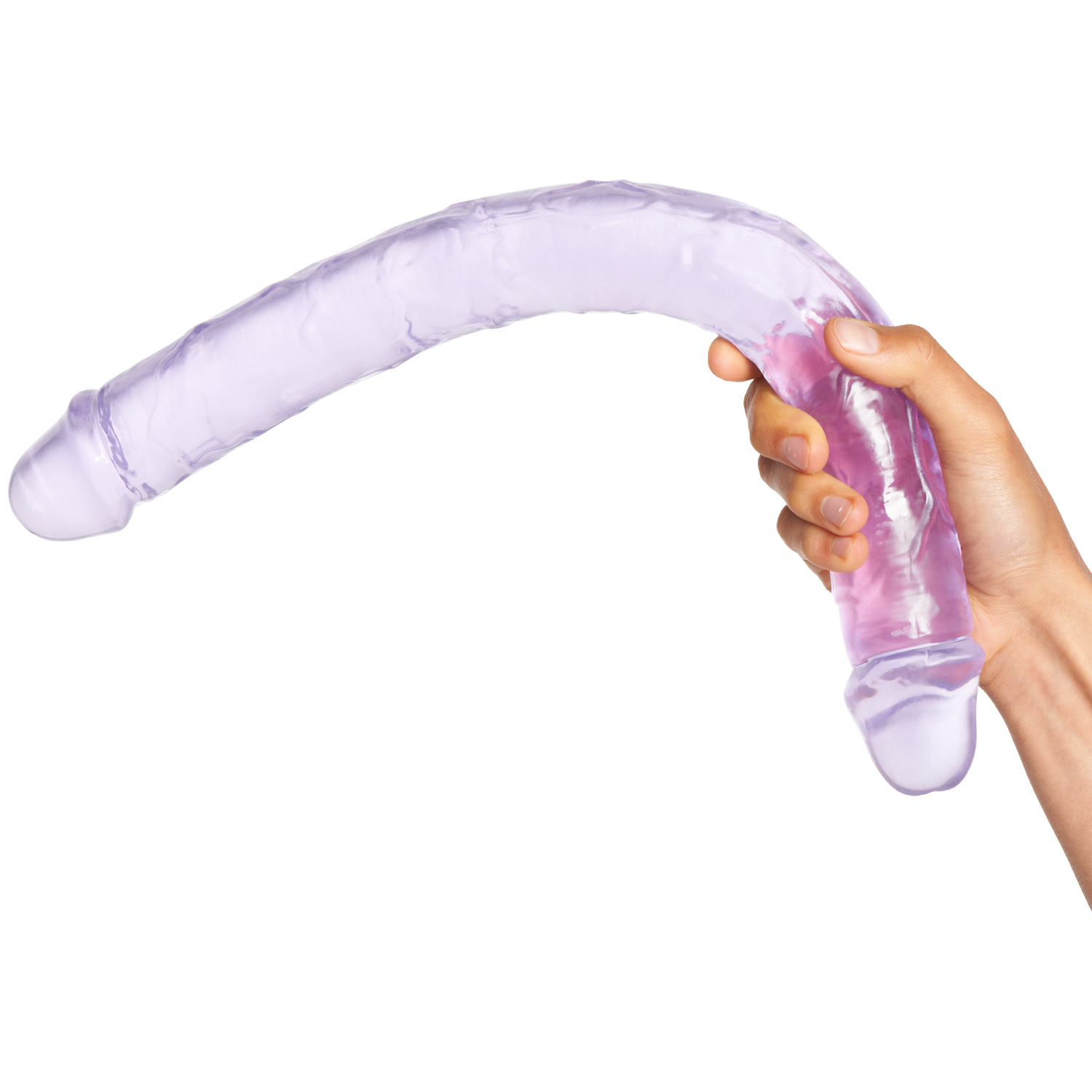 RealRock Crystal Clear Dong Dubbeldildo 45 cm 1