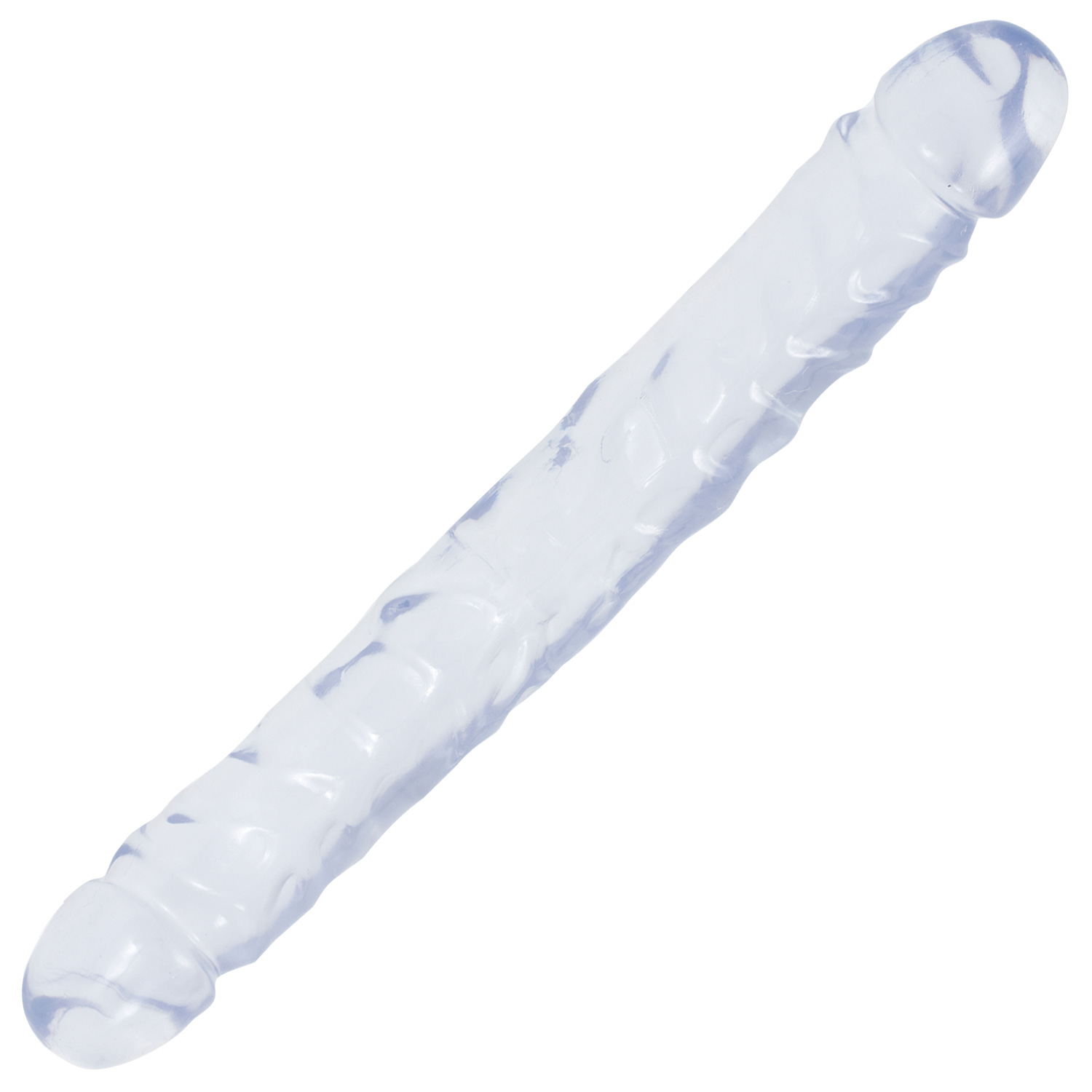 Crystal Jellies Jr Double Dong 30 cm - Clear
