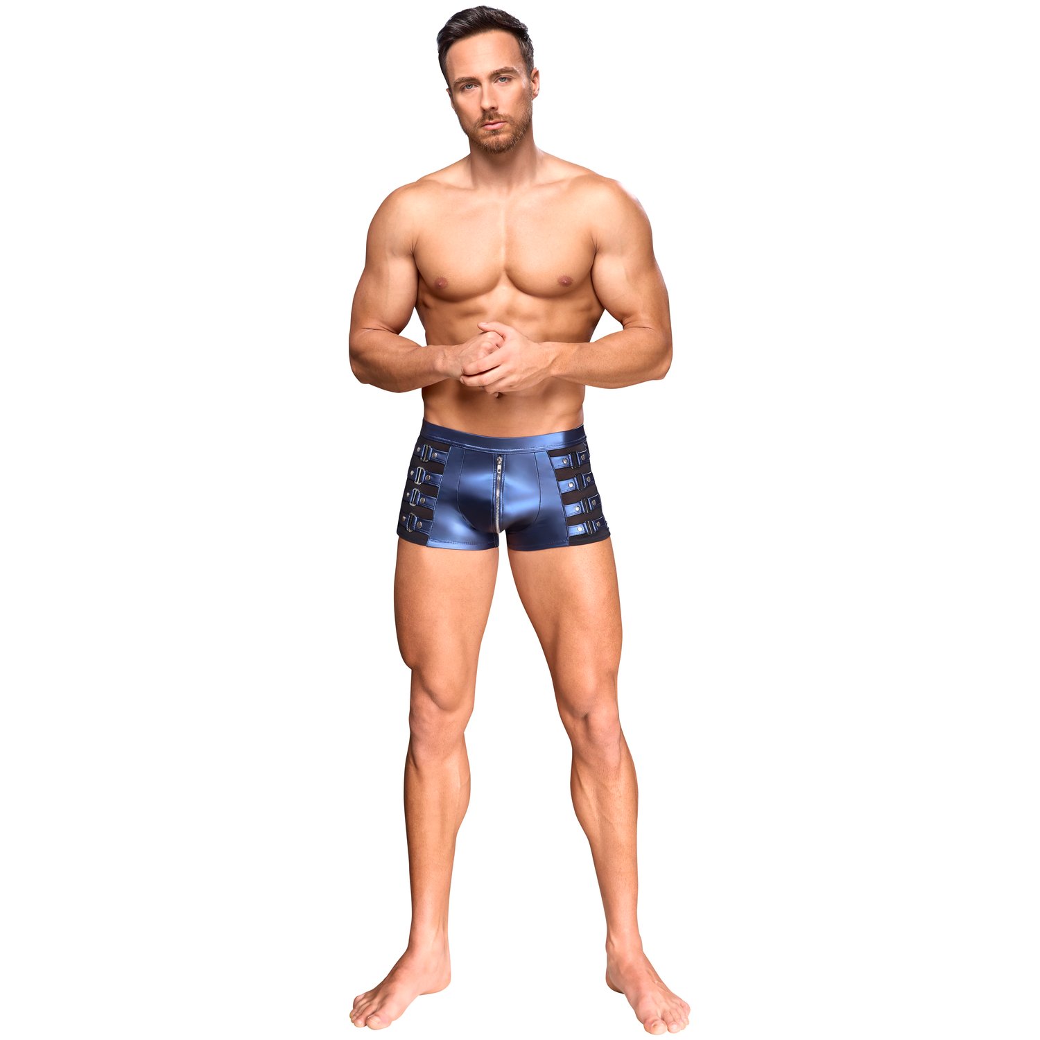 NEK Metallic Mat Look Boxer Shorts - L