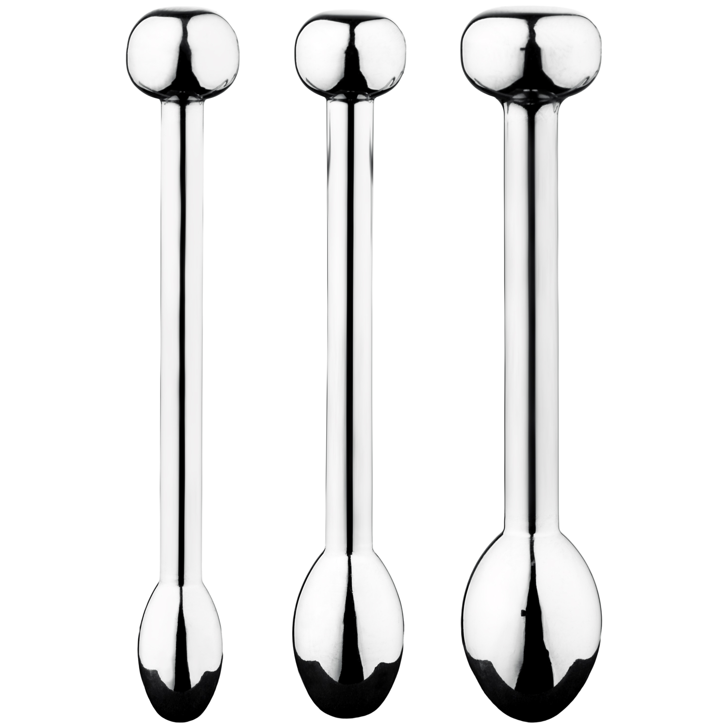 Ouch! Nail Urethral Sound Set av Pluggar i Metall - Silver