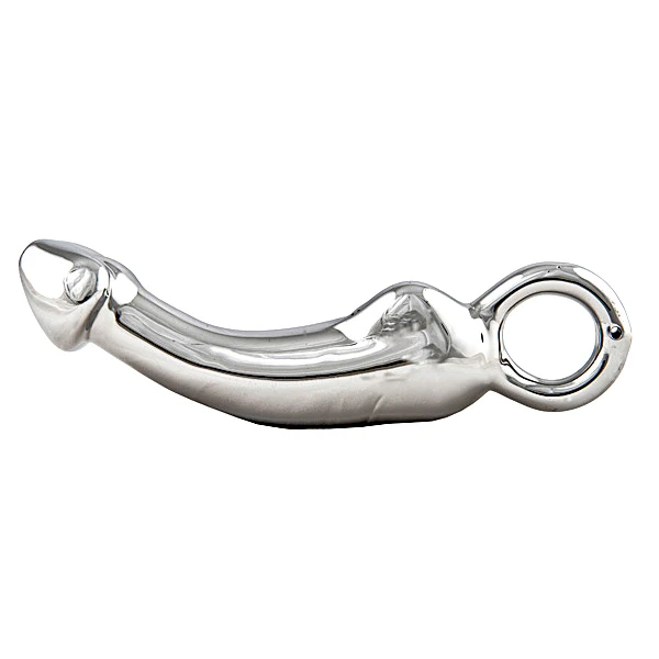 Glassvibrations Silver Glas Dildo var 1