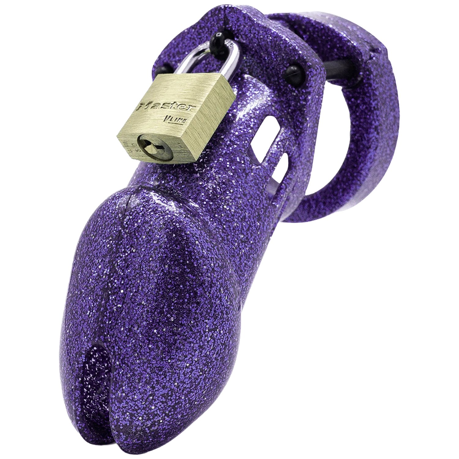 CB-X CB-6000 Glitter Kyskhetsbur Set 8,25 cm - Lila