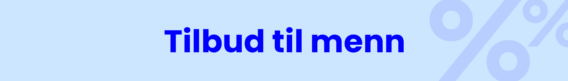 Tilbud til menn mobile