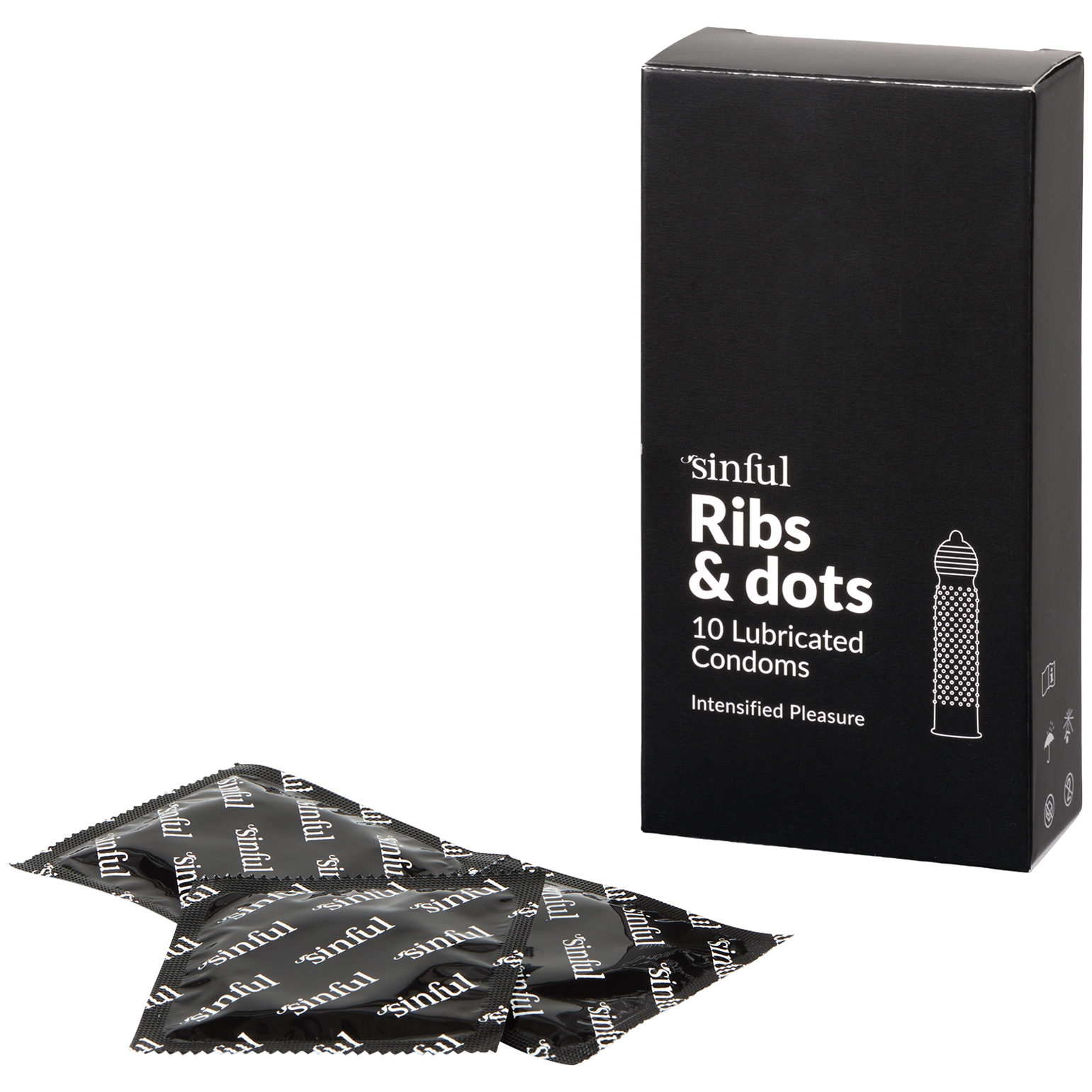 Sinful Ribs & Dots Condooms 10 stuks var 1