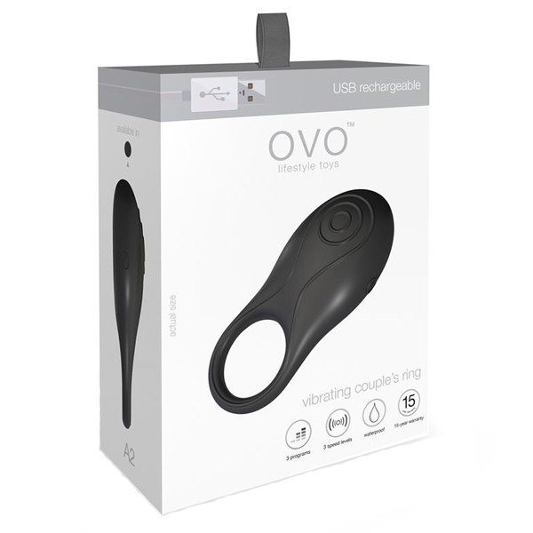Ovo A2 Oppladbar Vibrator Penisring 1