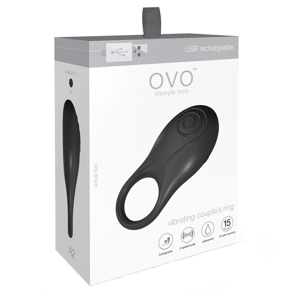 Ovo A2 Oppladbar Vibrator Penisring 1