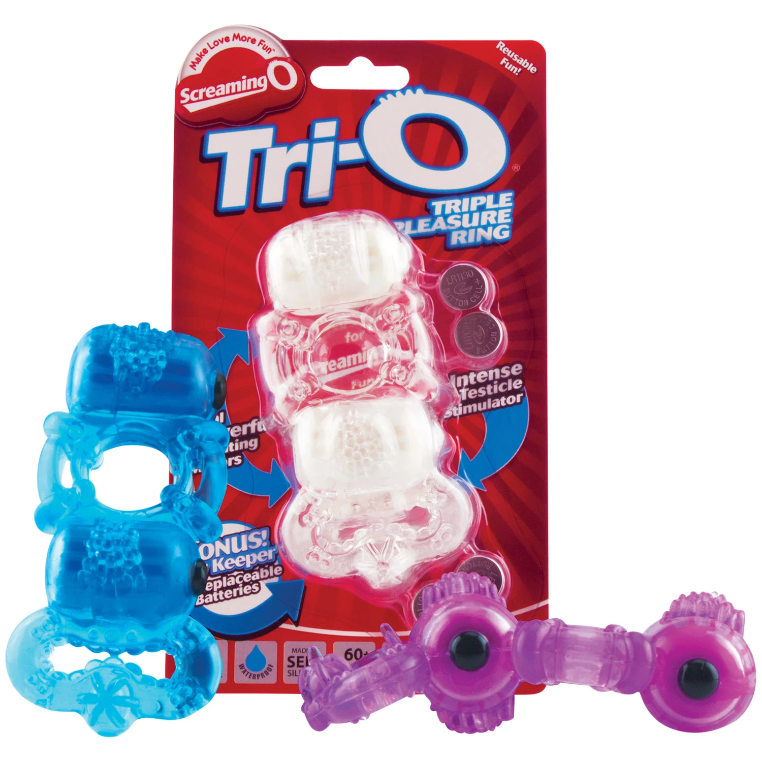 Screaming O TriO Dobbelt Vibrator Ring 1