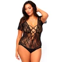 Leg Avenue Blomsterteddy Plus Size var 1