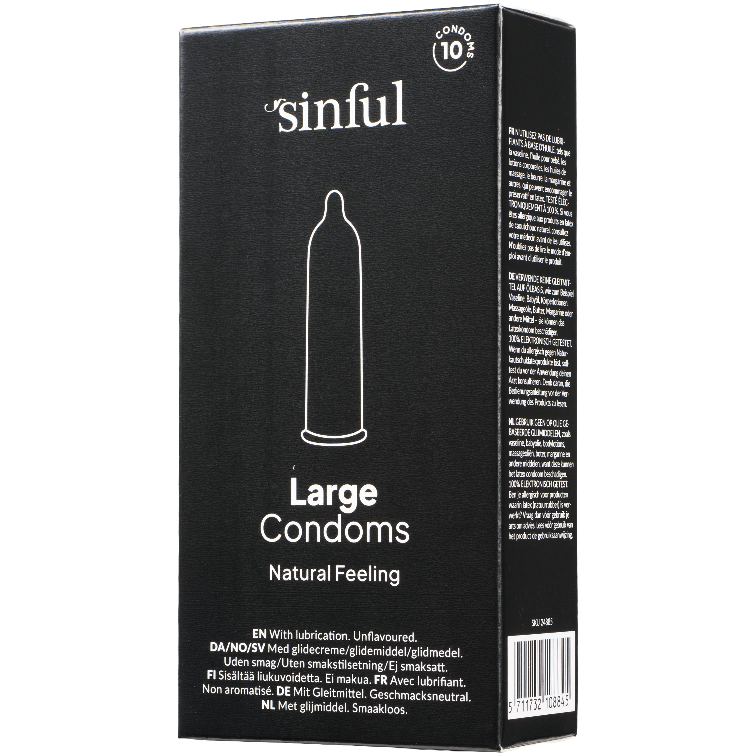 Sinful Large Kondomer 10 stk var 1