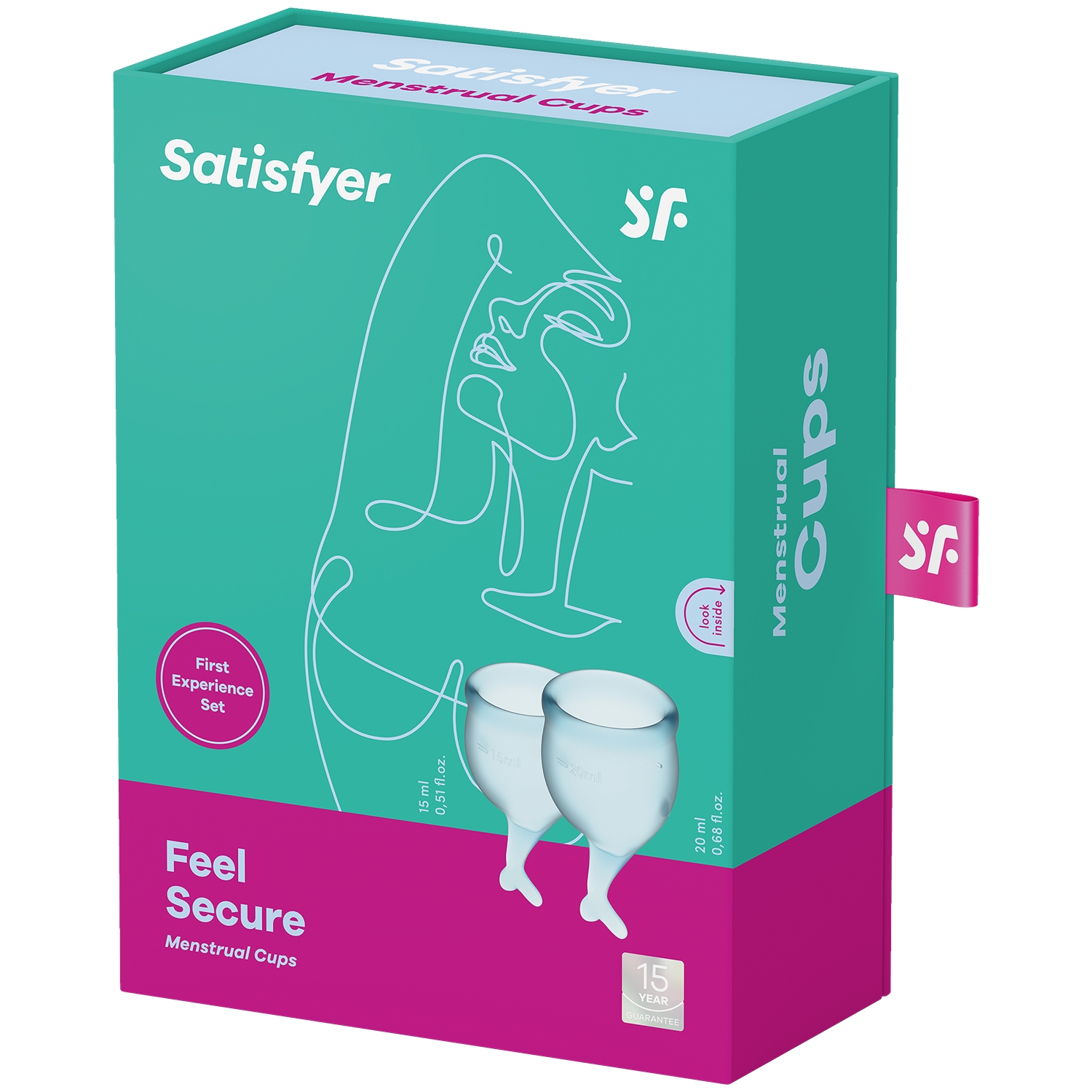 Satisfyer 'Feel Secure' Menstruatie Cup 2 Stuks 1