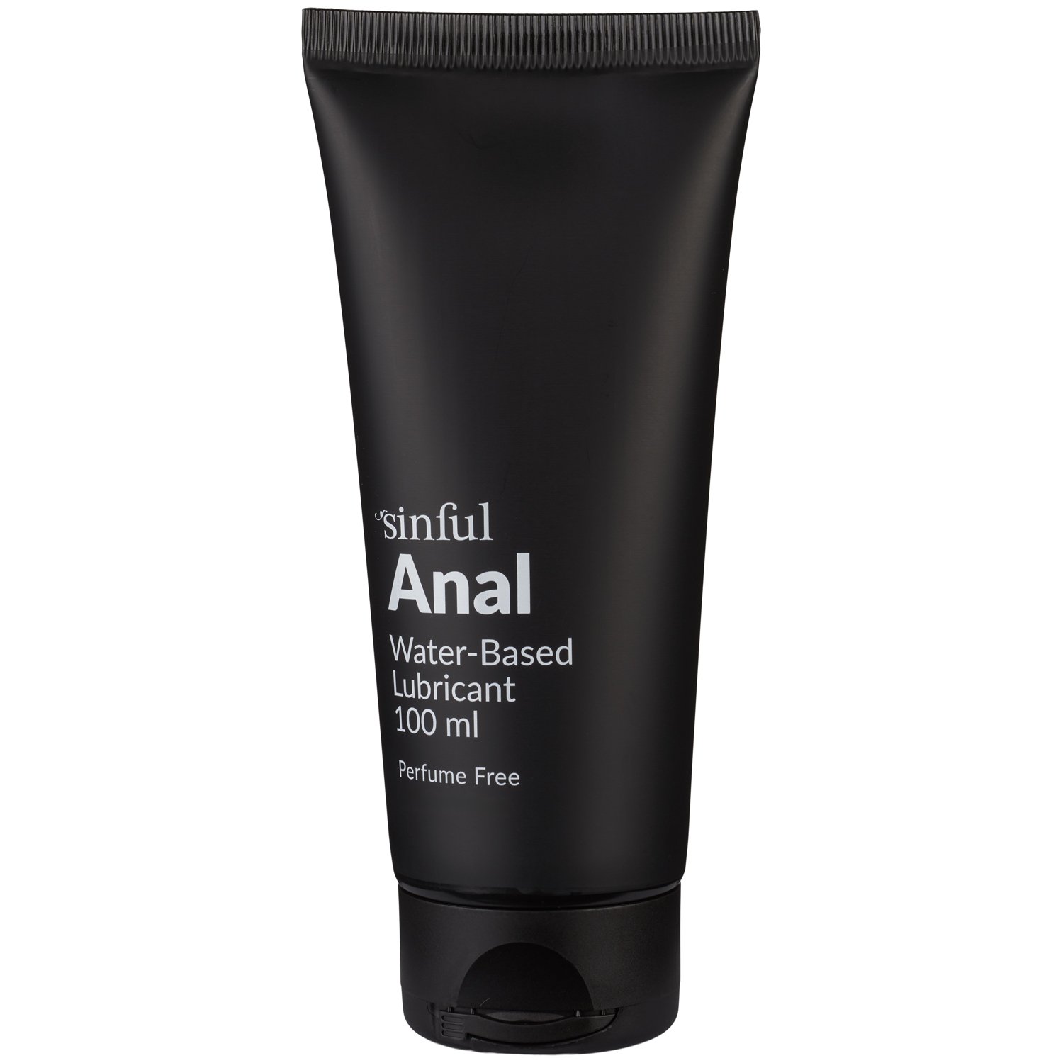 Sinful Anal Vandbaseret Glidecreme 100 ml - Sort