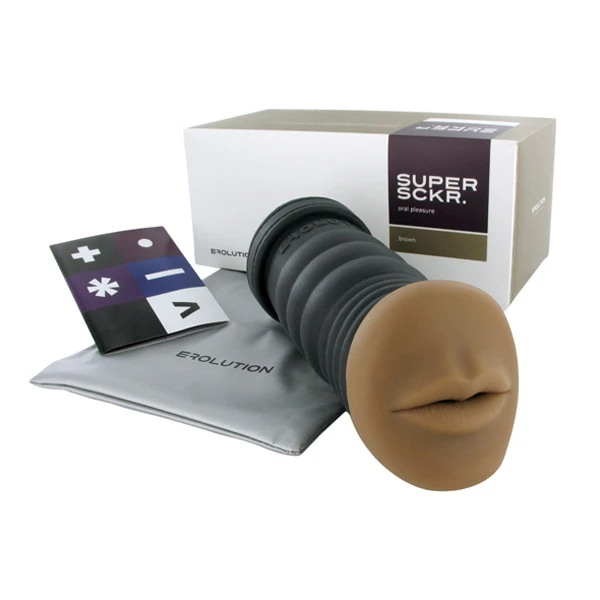 Erolution SuperSckr Oral Pleasure Brown var 1