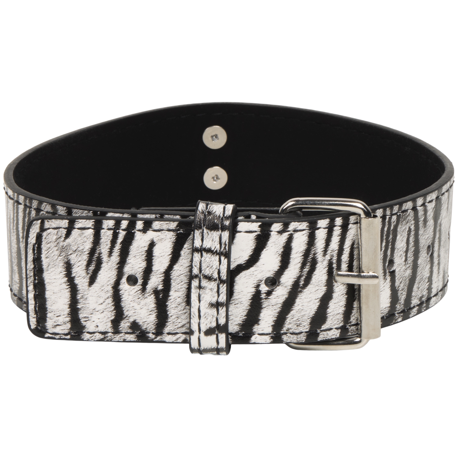 Baseks Zebra Halsband med Kedja 1