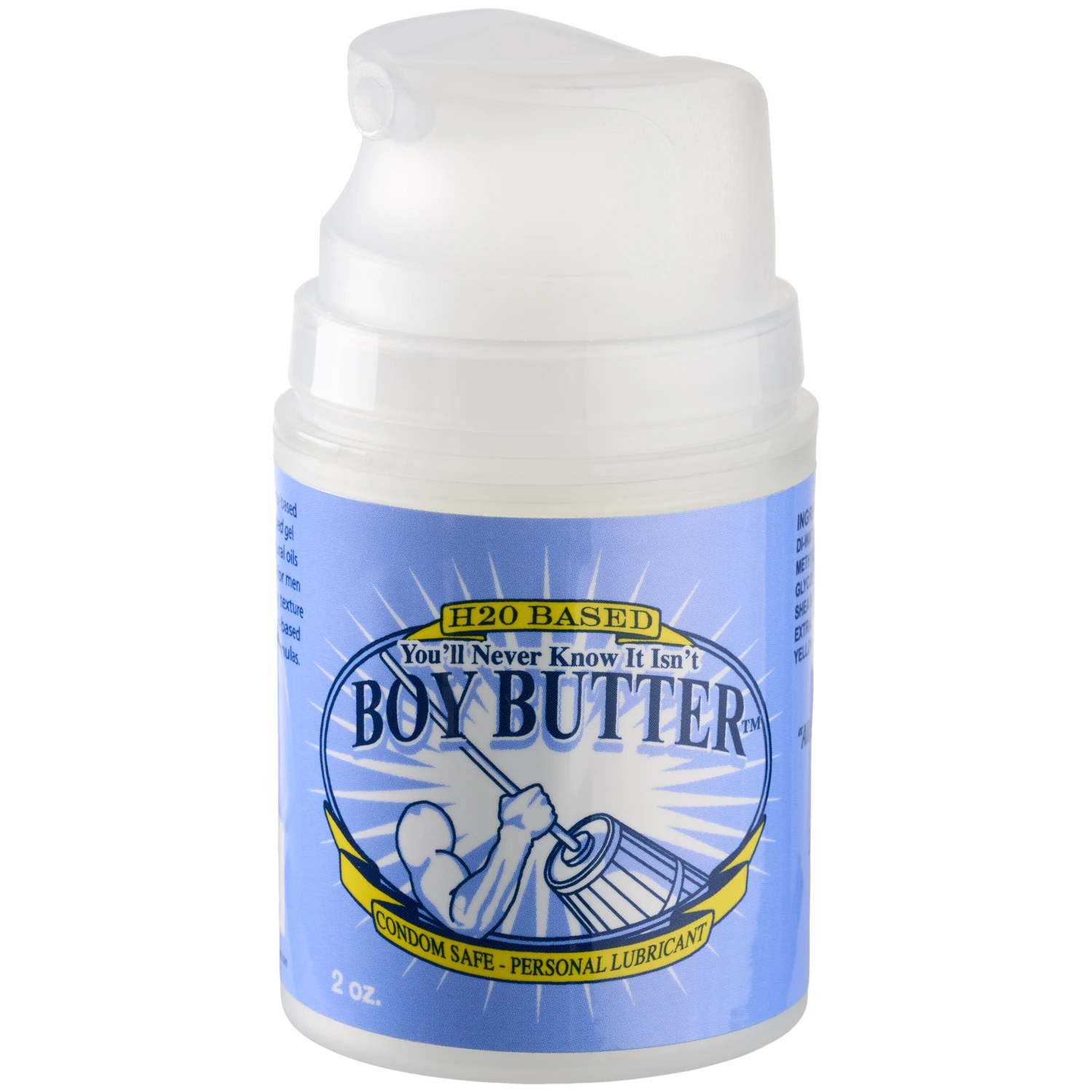 Boy Butter H2O Liukuvoide Pumppupullossa 59 ml var 1