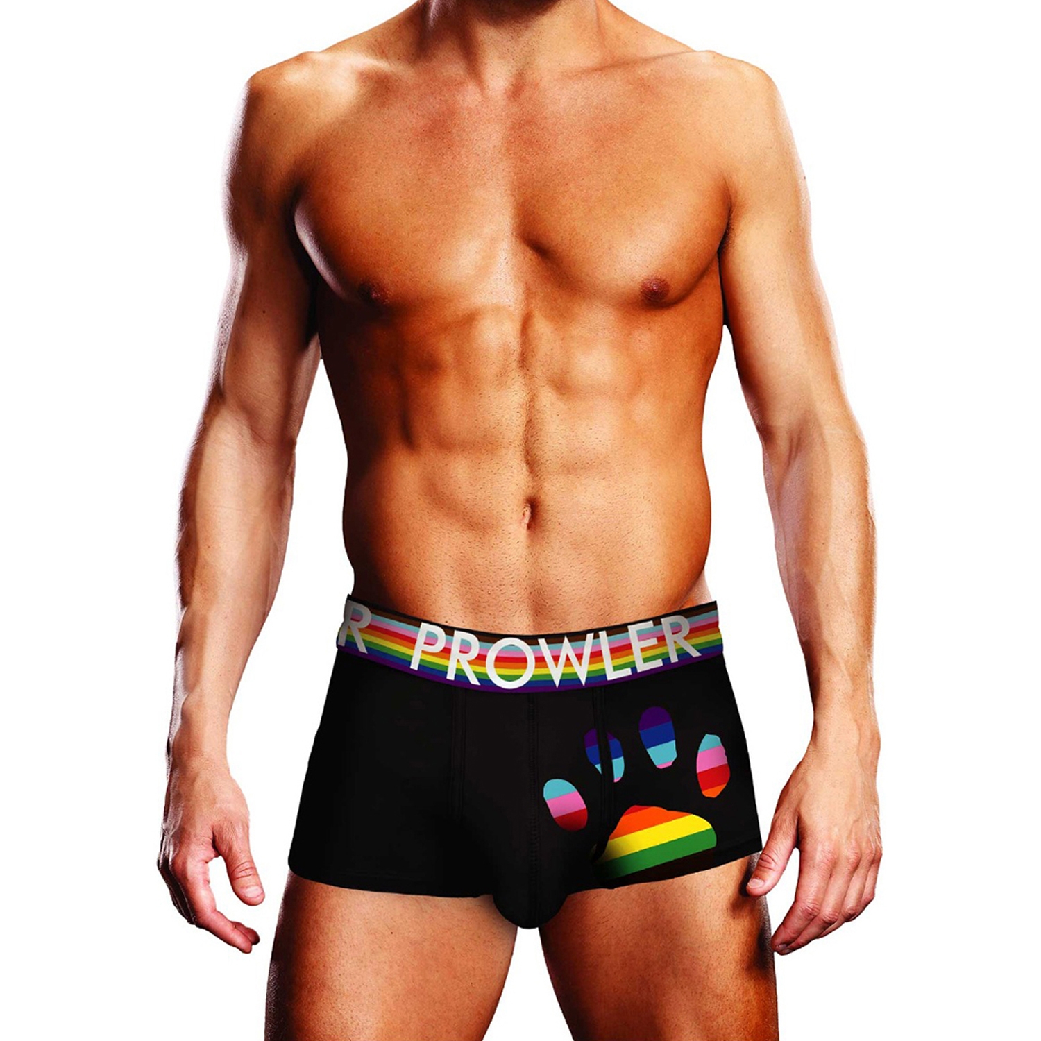 Prowler Oversized Rainbow Paw Print Briefs     - Sort - L