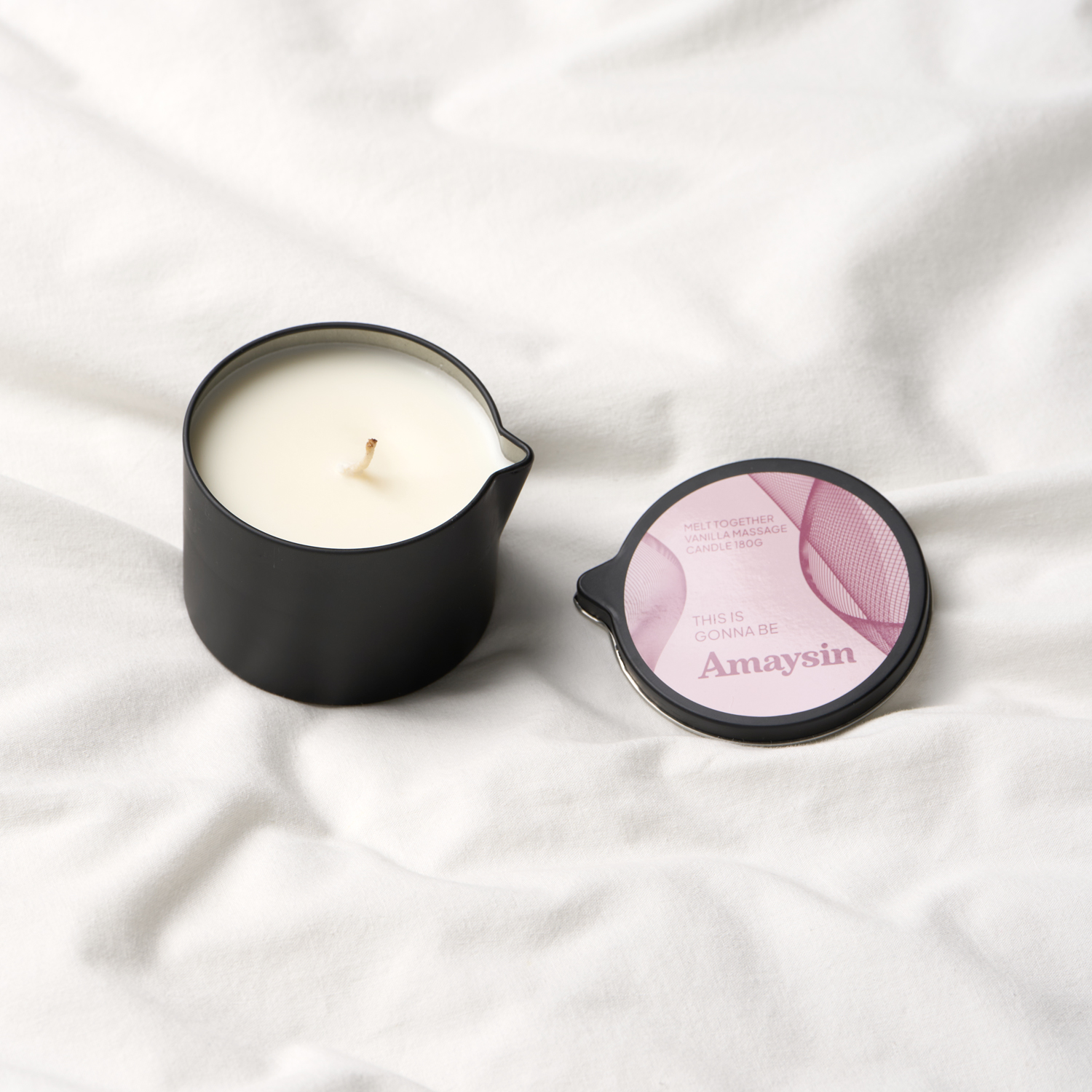 Amaysin Melt Together Vanilla Massage Candle 180 g 1