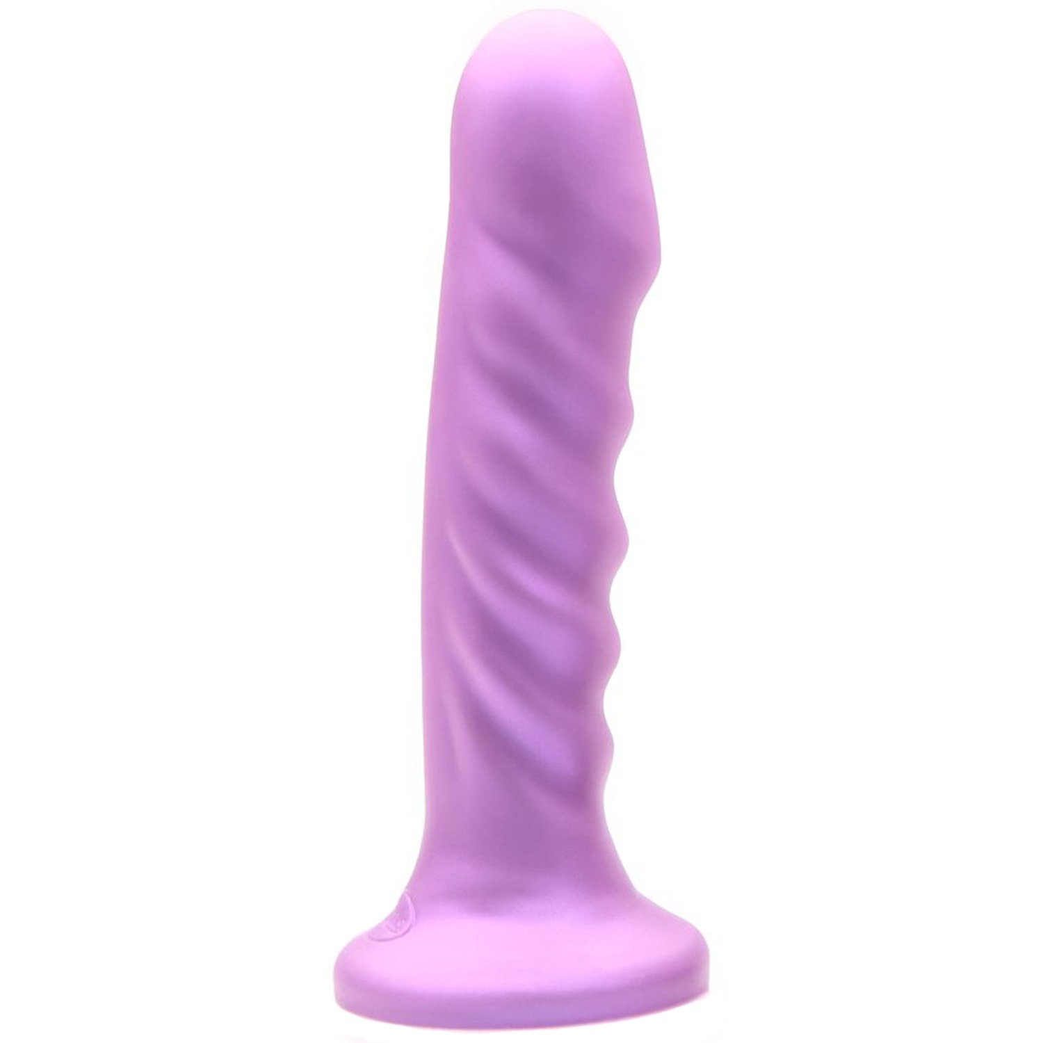 Tantus Echo Super Soft Dildo med Bullet 16 cm - Lilla Tantus Echo Super Soft Dildo med Bullet 16 cm - Lilla