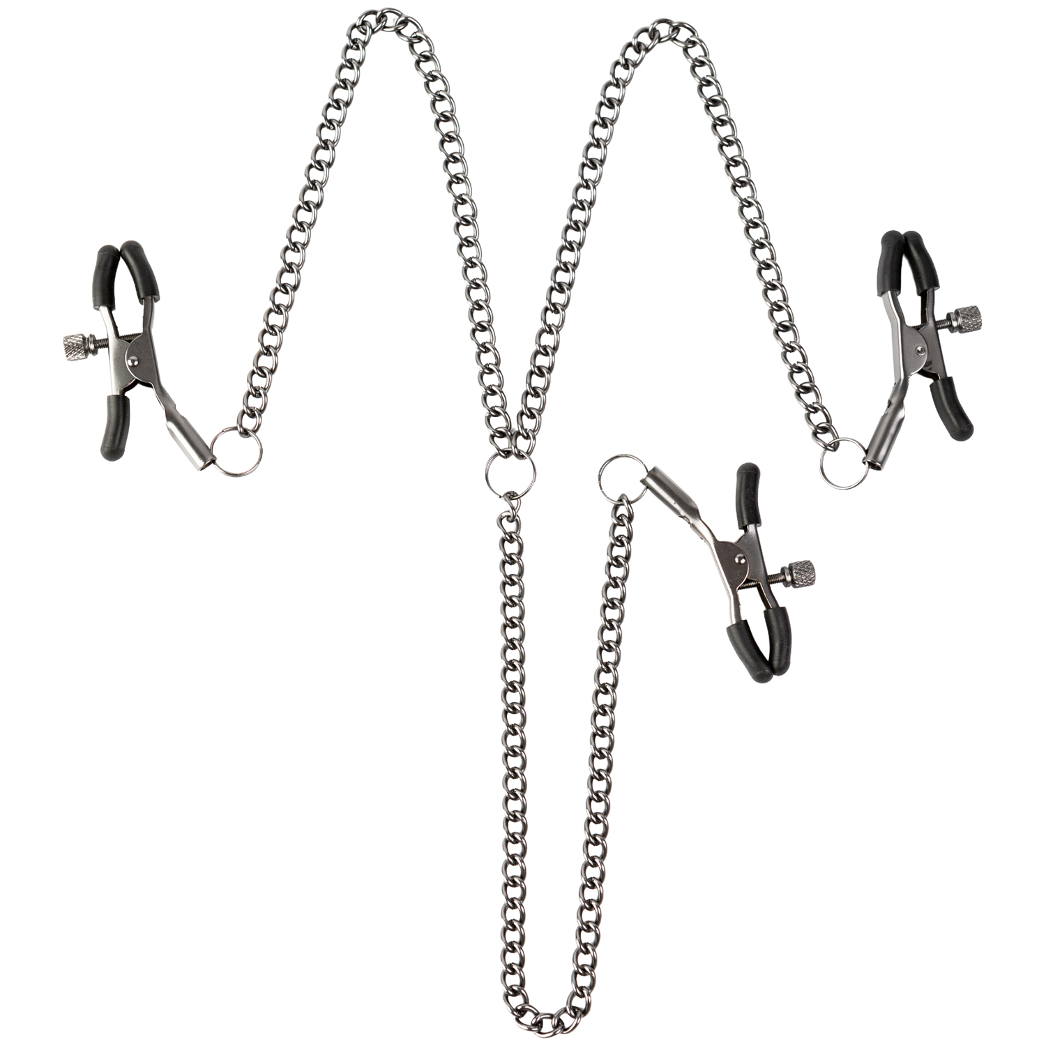 Sei Mio Triple Tease Adjustable Nipple and Clit Clamp Set var 1