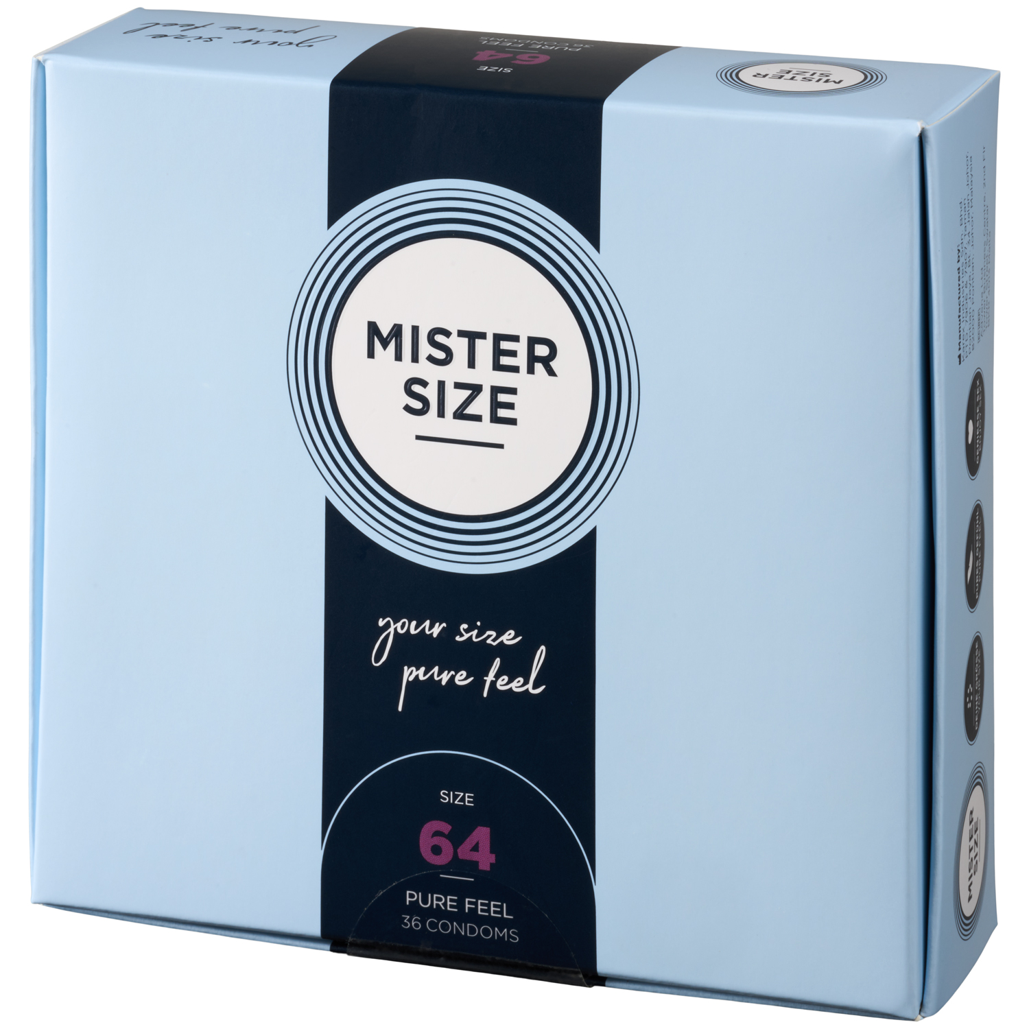 Mister Size Pure Feel Kondomer 36 stk - Klar