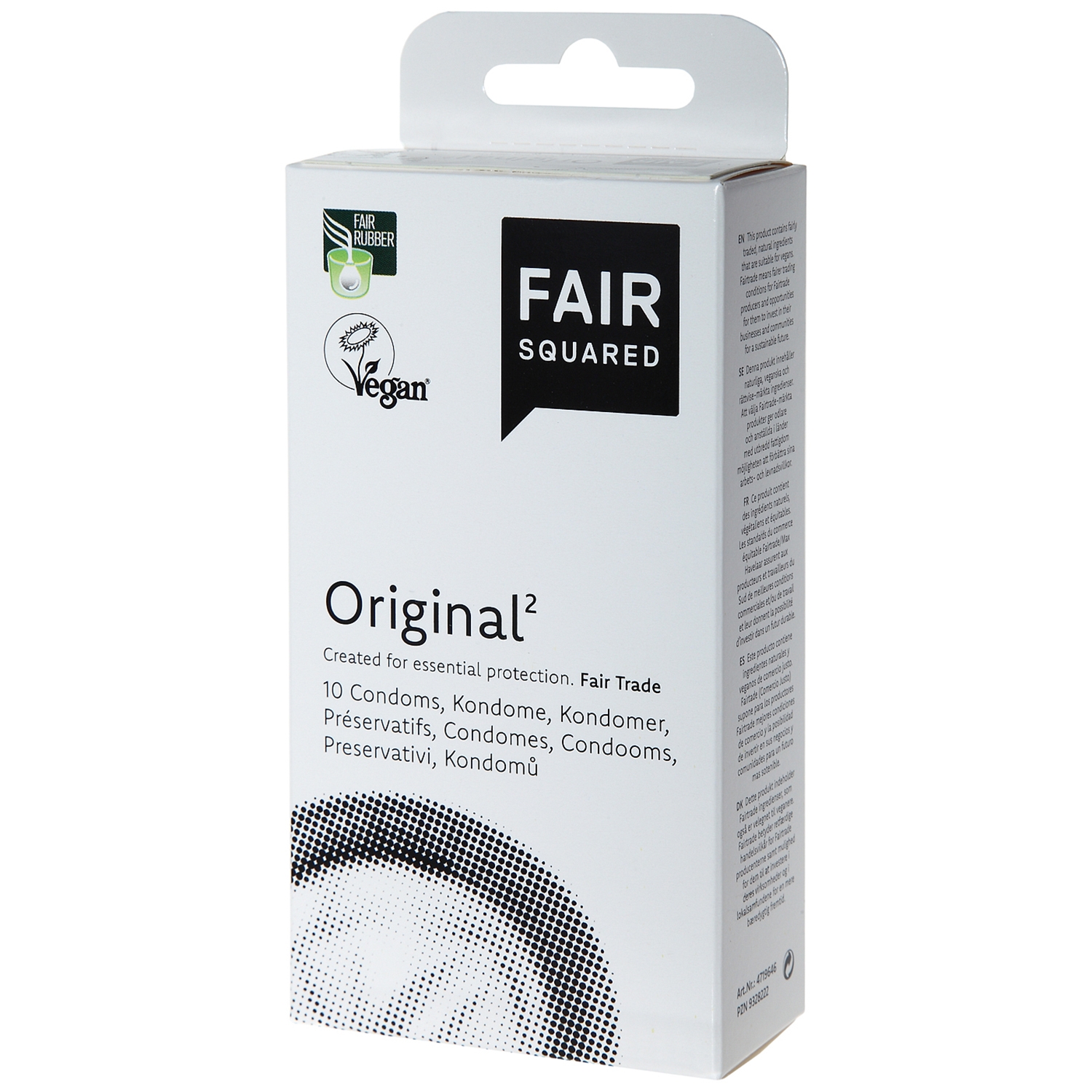 Fair Squared Fair Squared Original Veganske Kondomer 10 stk - Klar
