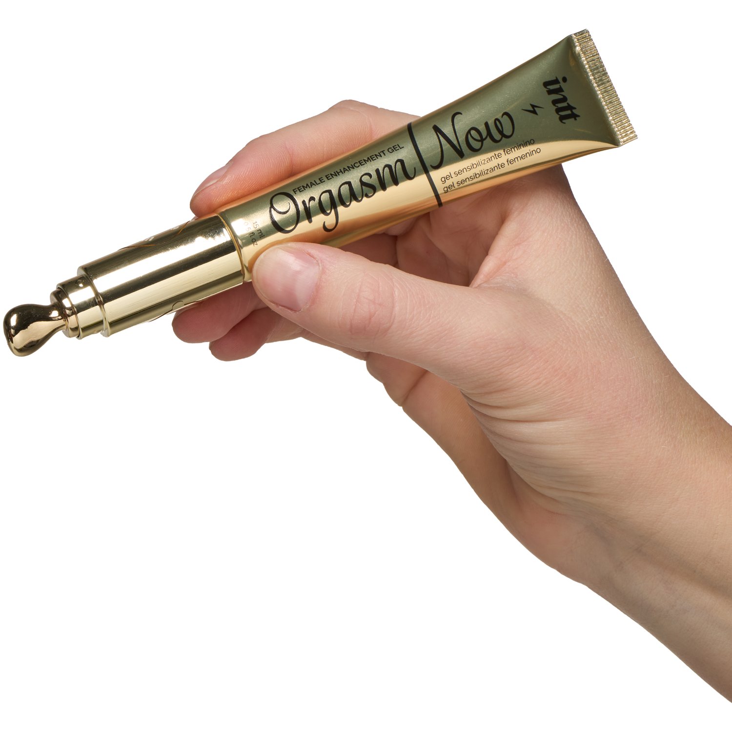 Intt Orgasm Now Stimulerende Gel med Vibrerende Applikator 15 ml - Guld Intt Orgasm Now Stimulerende Gel med Vibrerende Applikator 15 ml - Guld