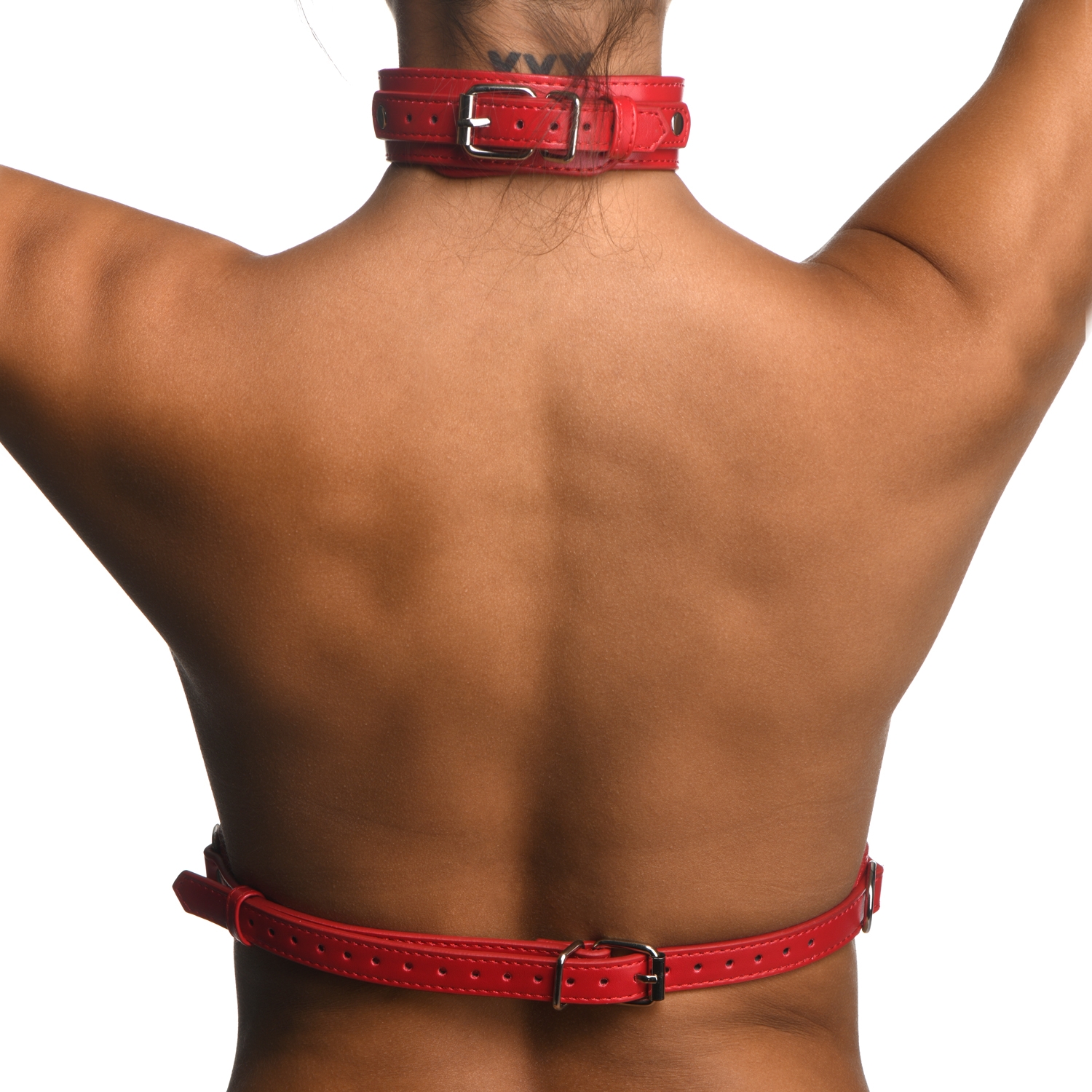 Strict Harnais de Poitrine Rouge 1