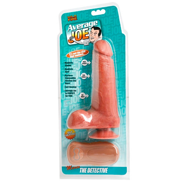 Topco Average Joe The Detective Marco Varmende Dildovibrator 20 cm 1
