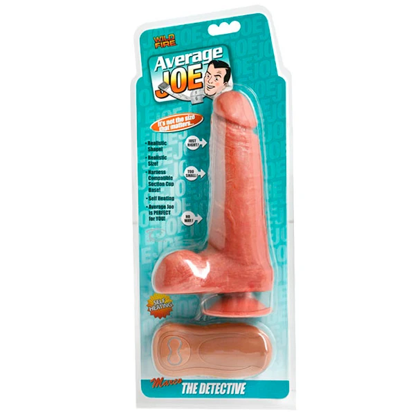 Topco Average Joe The Detective Marco Varmende Dildo Vibrator 20 cm 1