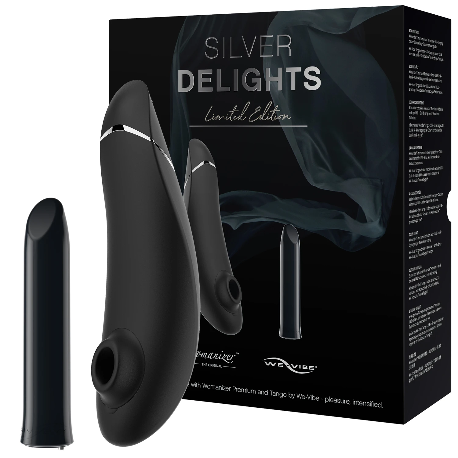 Womanizer og We-Vibe Silver Delights Collection var 1