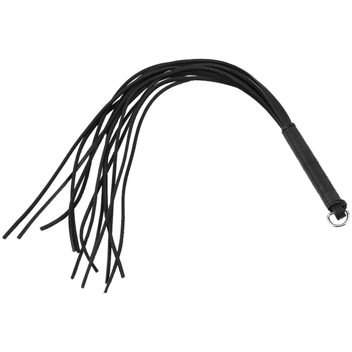 Spartacus Thong Whip Nahkainen Flogger-piiska 50 cm var 1