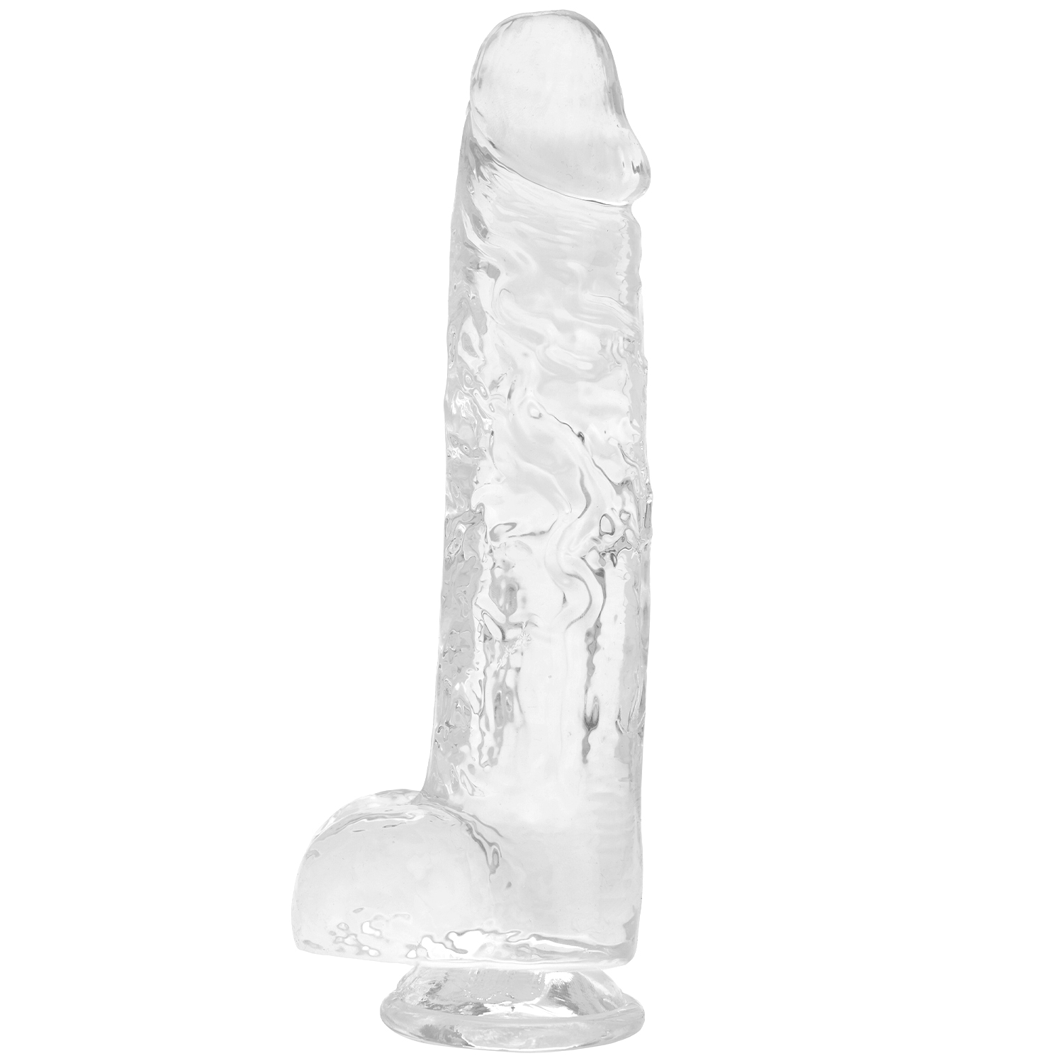 Classic Realistisk Dildo Gjennomsiktig 24,5 cm   - Klar