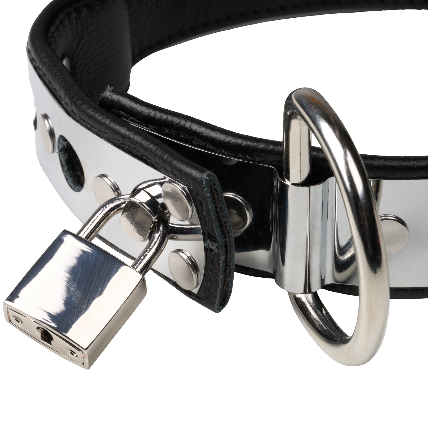 Rimba Leather and Metal Collar var 2