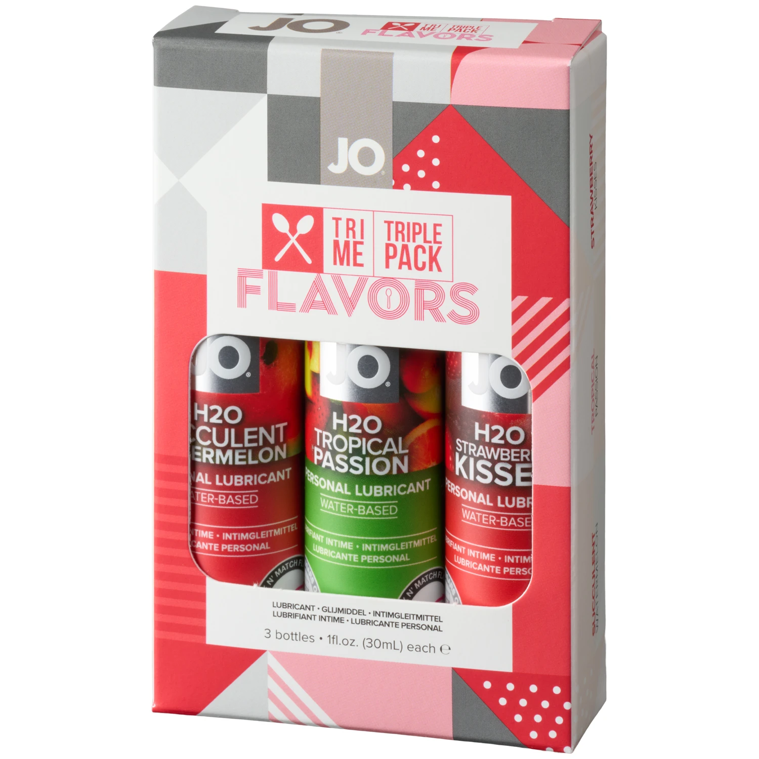 System JO Tri Me Set de Lubrifiants à Base d'Eau Parfumés 3 x 30 ml var 1