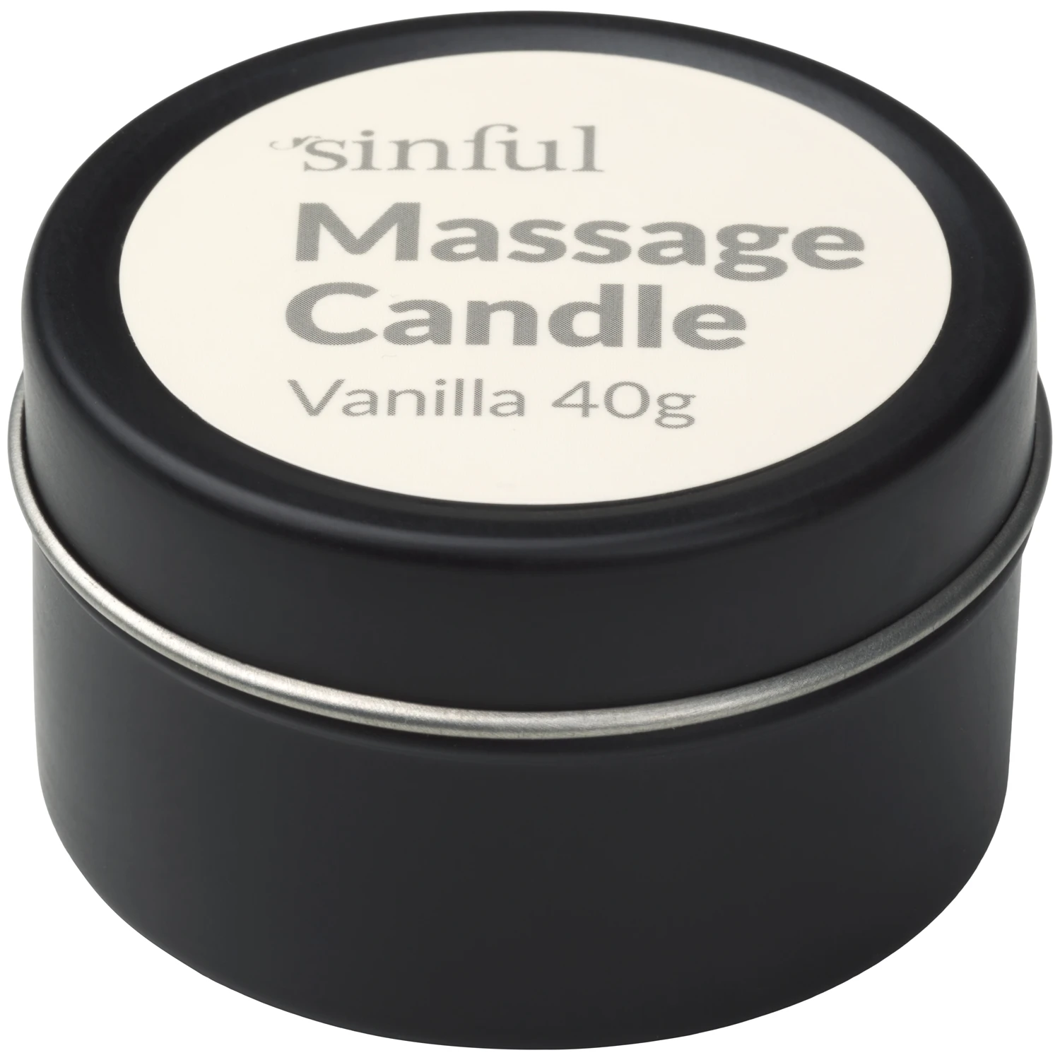 Sinful Vanilje Massasjelys 40 g 1