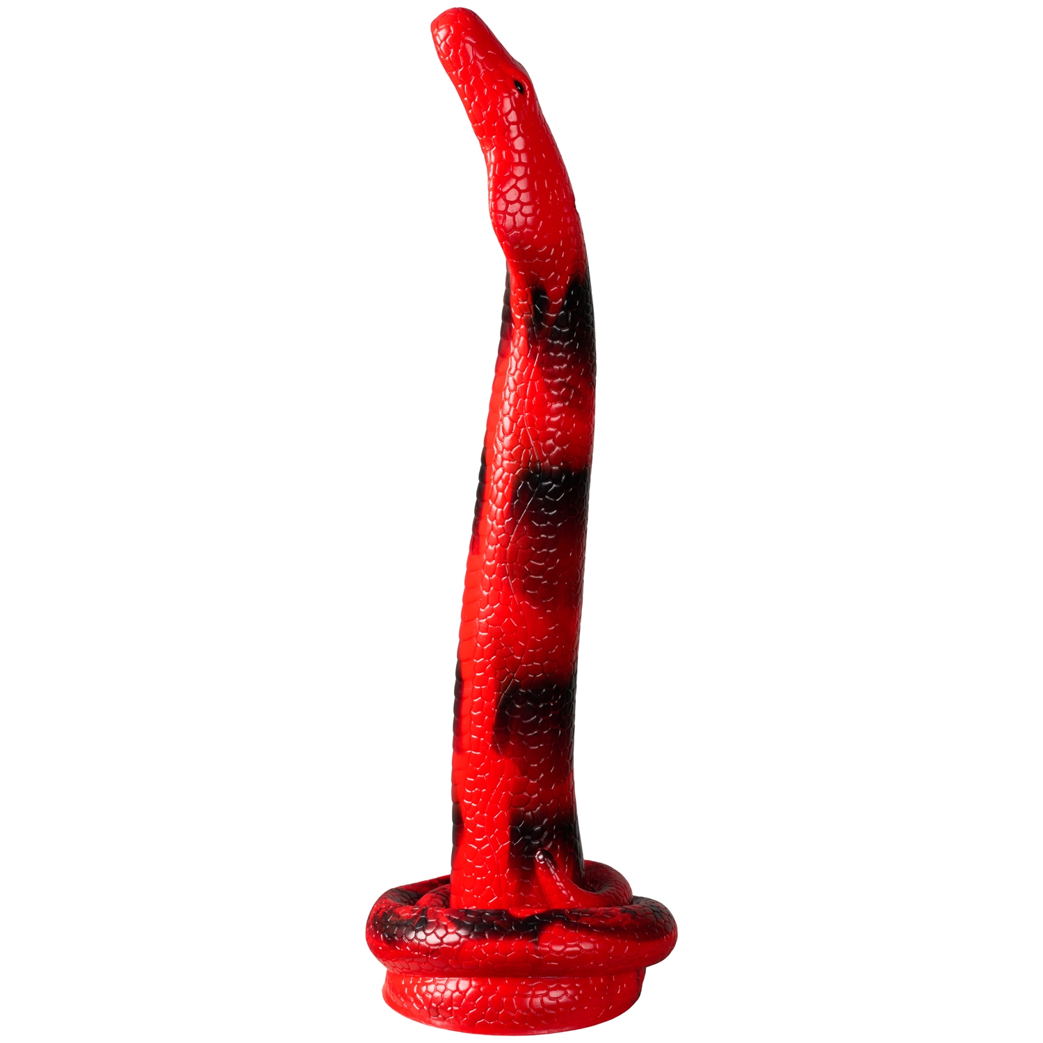 Creature Cocks King Cobra XL Silikone Dildo 43 cm - Rød