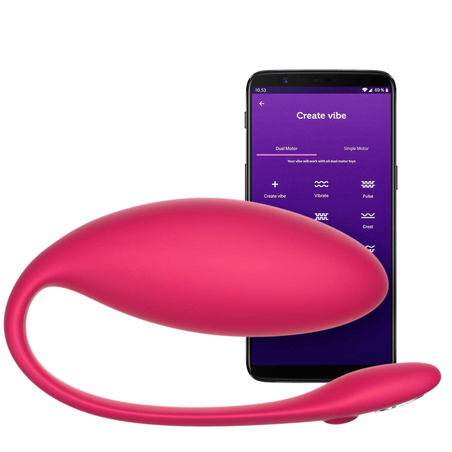 We-Vibe Jive App-Styret G-Punkts Vibrator Pink - Rose