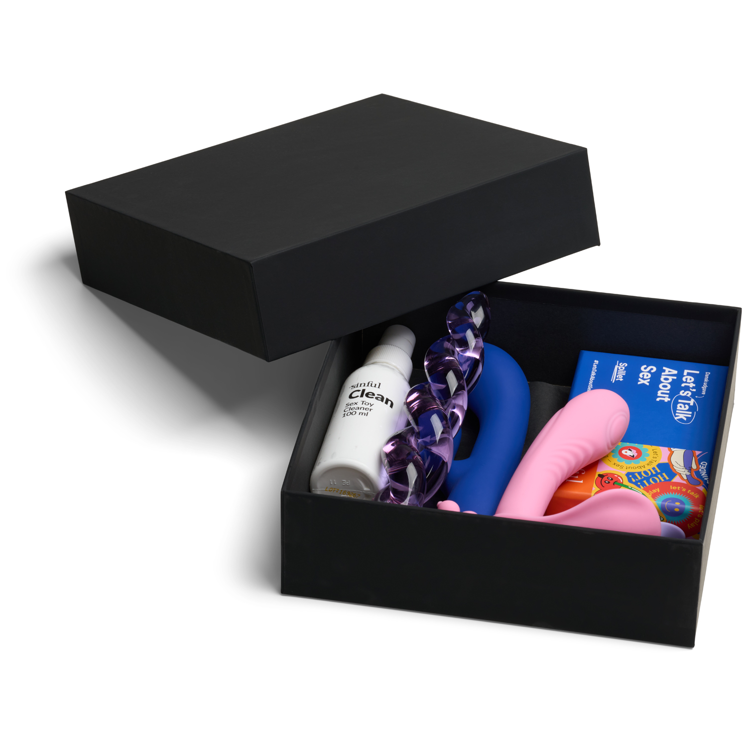 Sinful Geschenkverpakking, Zwart, met Zijdepapier  var 1