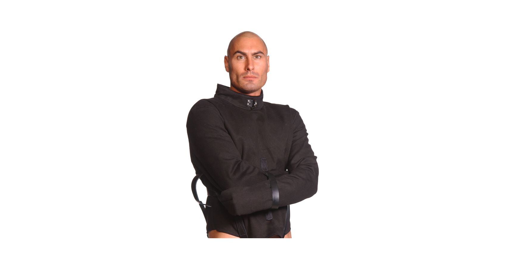 Strict Leather Straitjacket - In canvas and leather